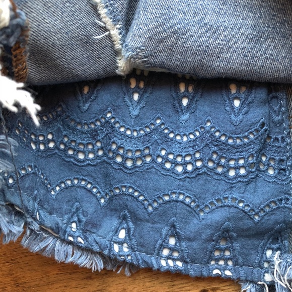 AEO High Rise Shortie Denim Shorts - Picture 3 of 5